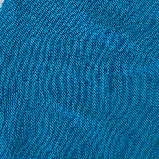 CAMISETA GOLA ALTA CAVADA TRICOT M TURQUESA