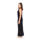 VESTIDO LONGO TRICOT CARECA P PRETO