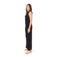 VESTIDO LONGO TRICOT CARECA P PRETO