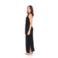 VESTIDO LONGO TRICOT CARECA P PRETO