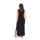 VESTIDO LONGO TRICOT CARECA P PRETO