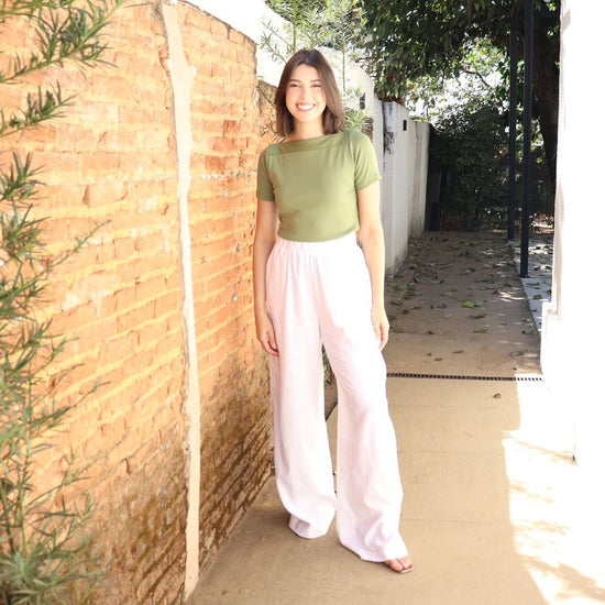 BLUSA OMBRO A OMBRO LINHA COM MANGA P VERDE ECOLOGY